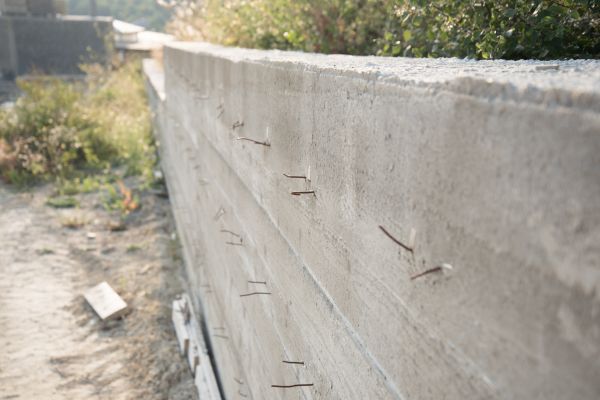 Poured Concrete Wall Install