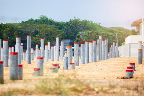 Concrete Pile Installation in Santa Maria