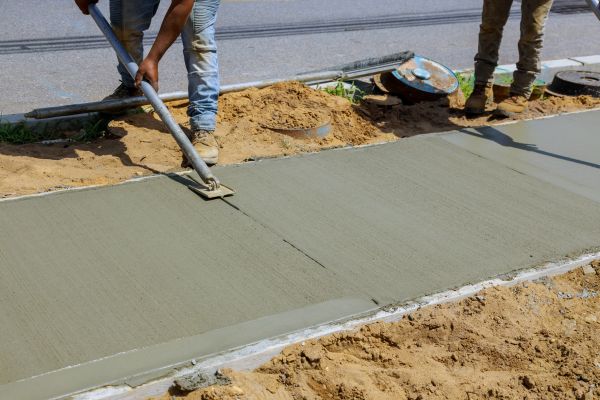 Cement Pathway Installation in Santa Maria