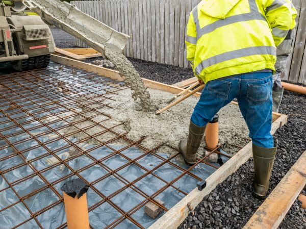 Basement Slab Pouring in Santa Maria