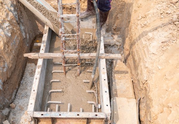 Cement Foundation Pouring in Santa Maria