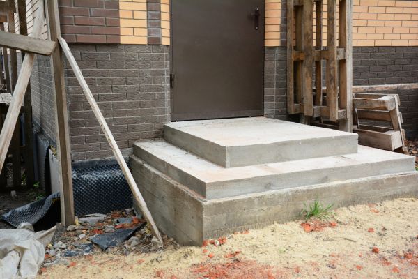 Cement Steps Construction in Santa Maria
