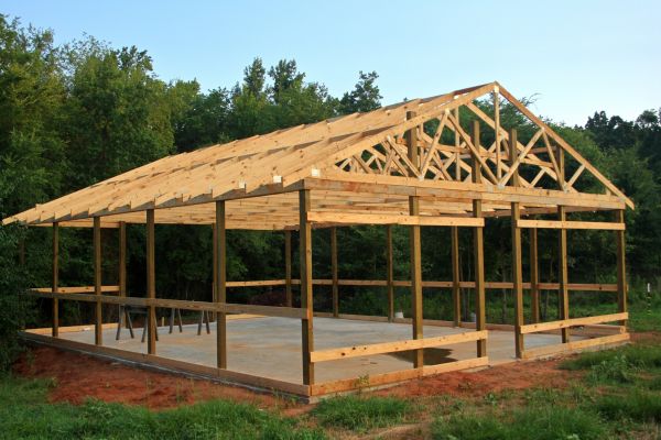 Barn Pad Installation in Santa Maria