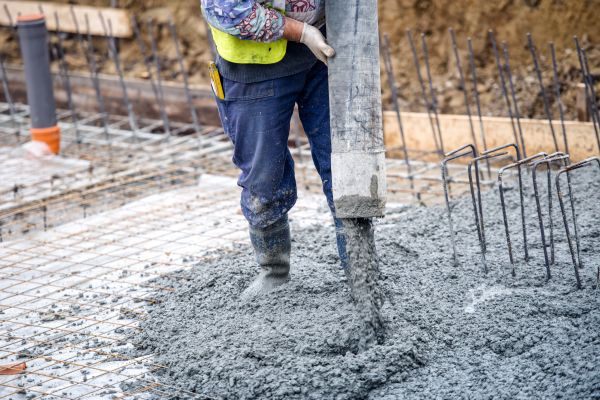 Cabin Foundation Pouring in Santa Maria